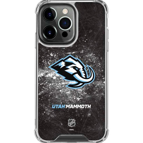 NHL Utah Mammoth Ice Frost iPhone 16 Pro Max Clear Case